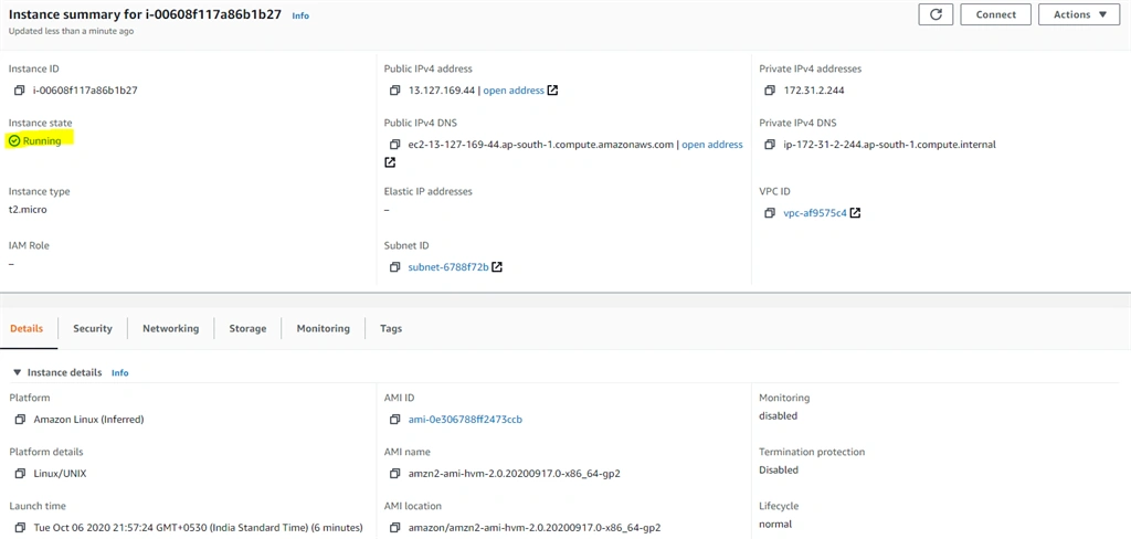 Create Amazon Linux AMI EC2 Instance And Deploy NodeJS Application