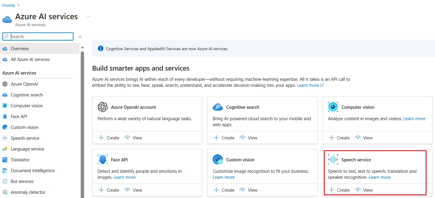 Azure Ai Services