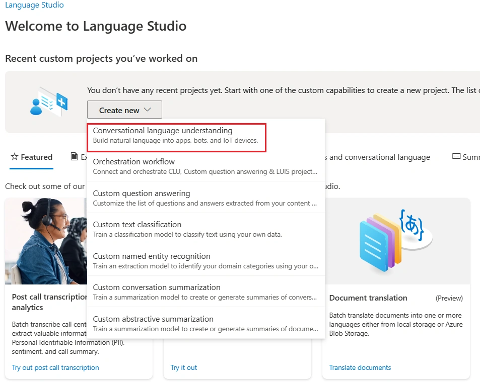 Welcome to language studio