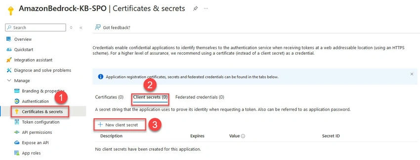 Client secrets
