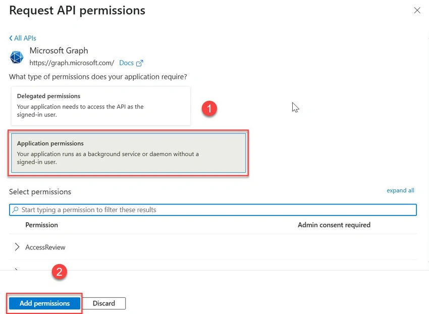 Add permissions