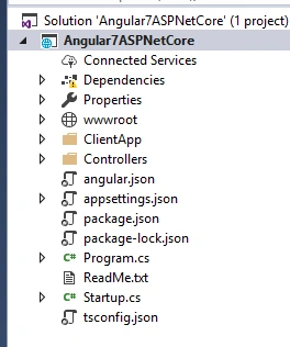 Getting Started With Angular 7 And ASP.NET Core 2.1