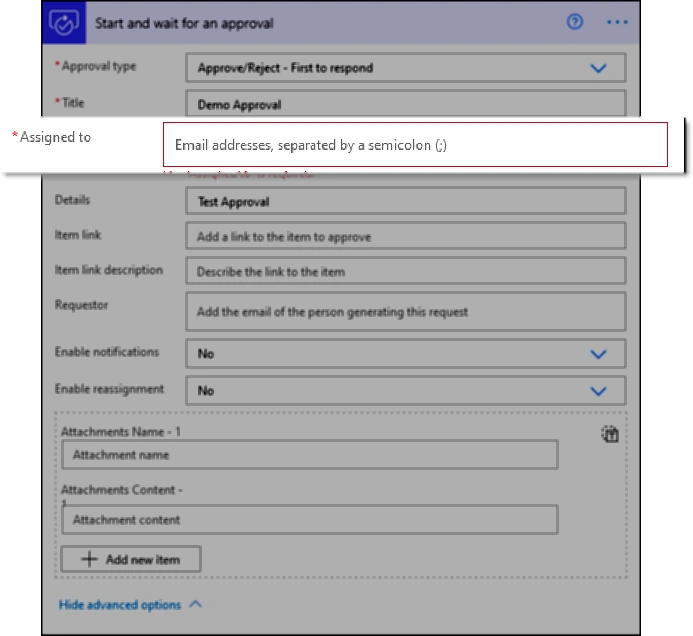 Figure 6: Define Approvers