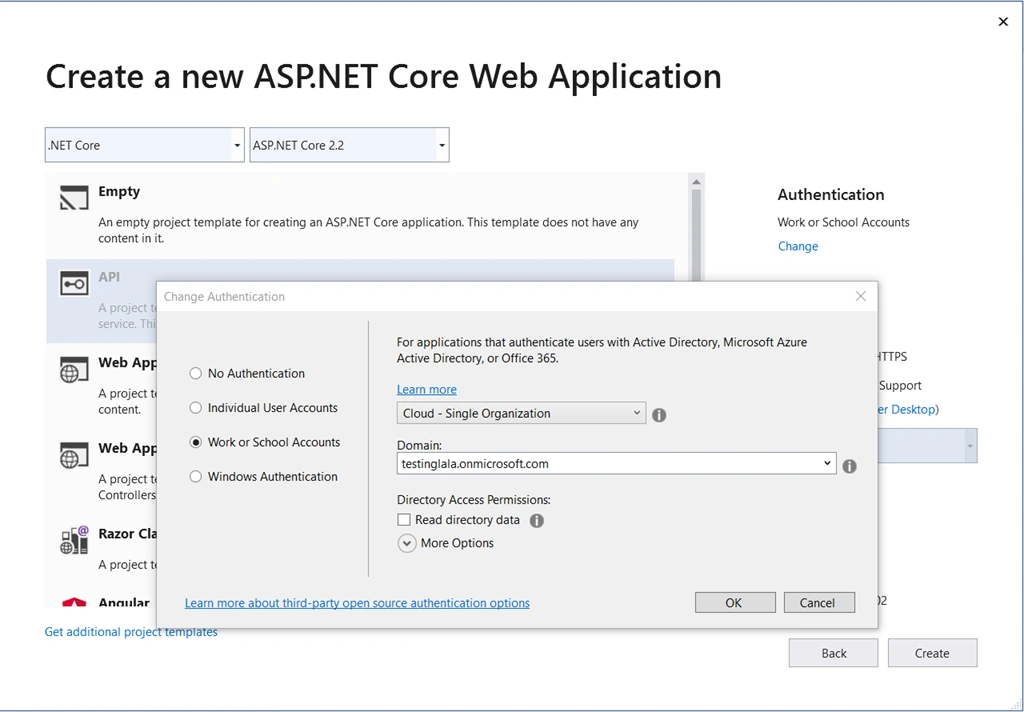 Create An ASP.NET Core API With Azure AD Authentication And Consuming It In SPFx