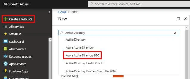 Create An Azure Active Directory B2C Tenant