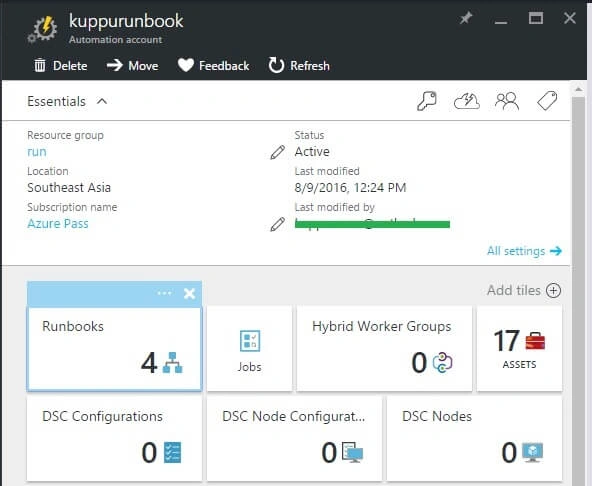 Azure portal