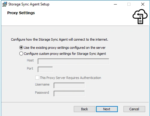 Azure File Sync Service