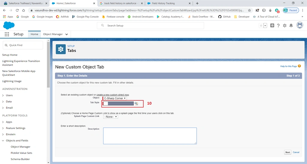 Creating Custom Objects In Salesforce Lightning Platform