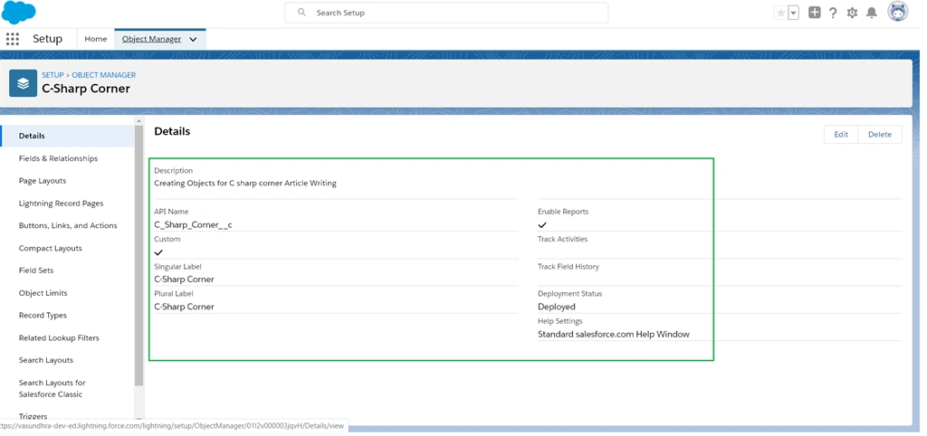 Creating Custom Objects In Salesforce Lightning Platform