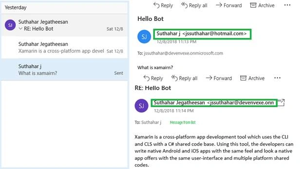 Create and Build an Email Bot Using Microsoft Bot Framework