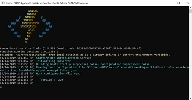 Create And Consume Azure Function From ASP.NET Core