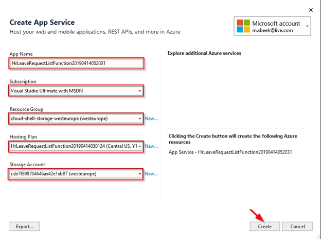 Create And Consume Azure Function From ASP.NET Core