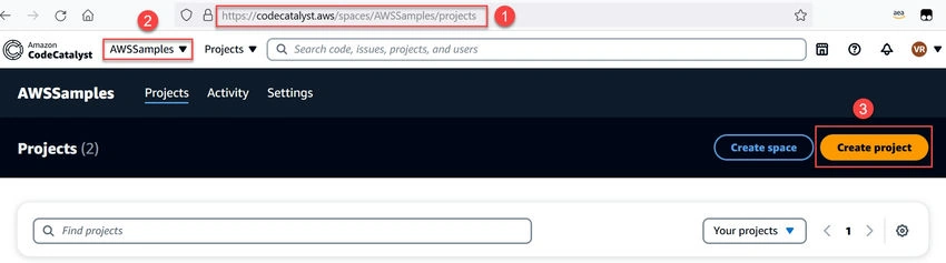 Amazon CodeCatalyst blueprint