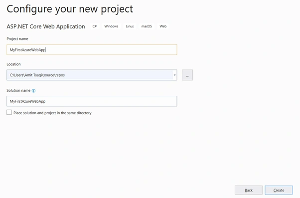 Create and Deploy Your First .Net Core App in Azure App Service