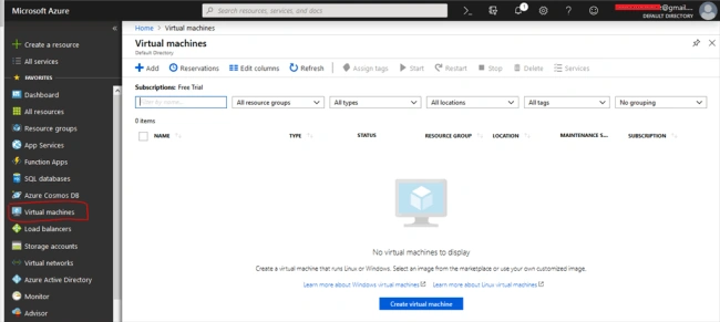 Create And Manage Windows Virtual Machine In The Azure Portal