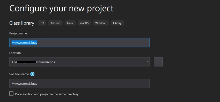 Create And Publish A .NET Core Class Library Package Into NuGet.org