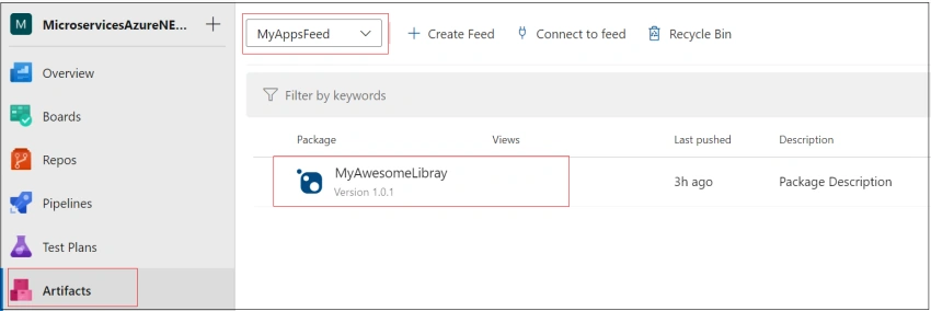 Create And Publish A NuGet Package Into Azure Artifacts Using CI/CD Pipeline