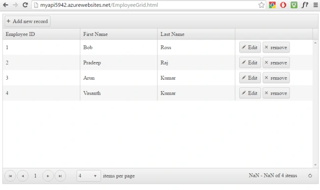 EmployeeGrid.Html