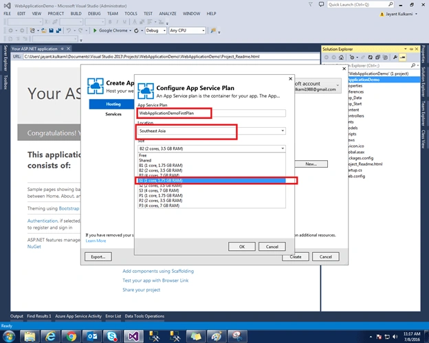 Configure