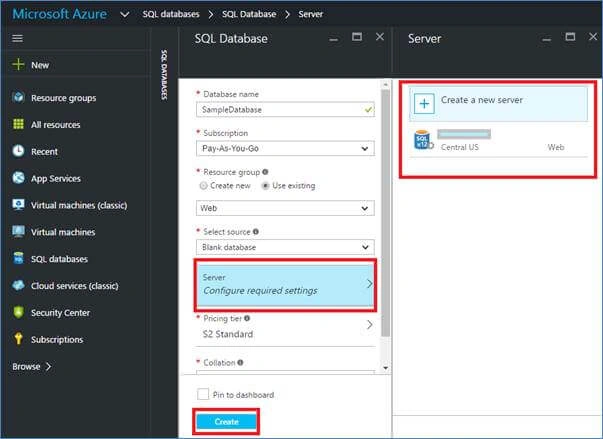Creating a server