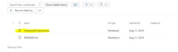 Create And Share Azure Notebook