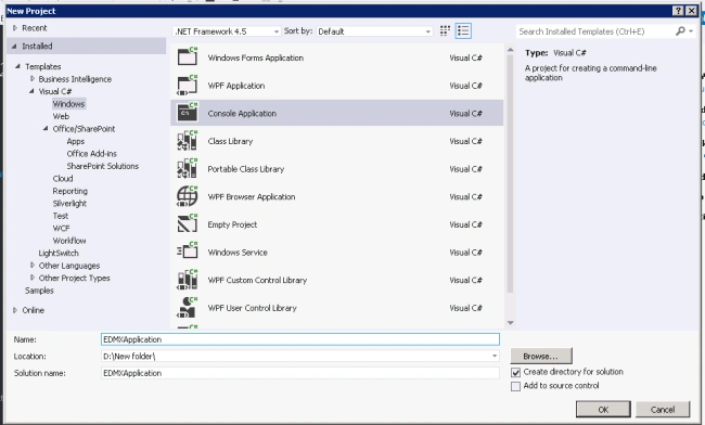 EDMXApplication