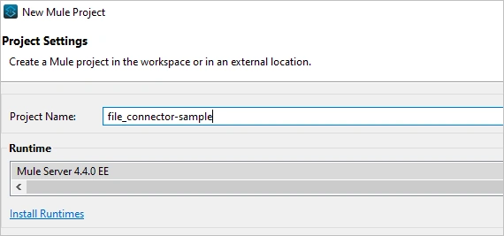 Project Settings