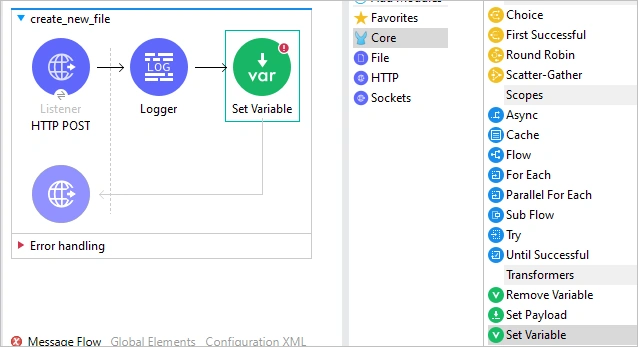 Set Variable