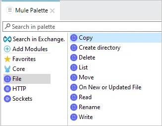 Mule Palette