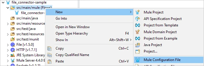 Mule Configuration File