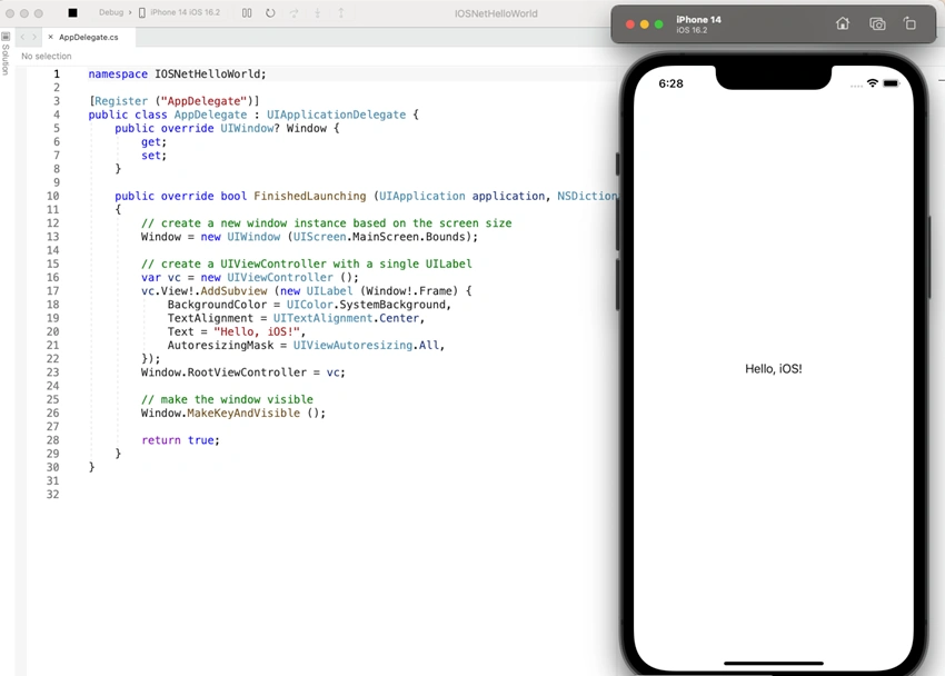 Create Apps for iOS with .NET 7
