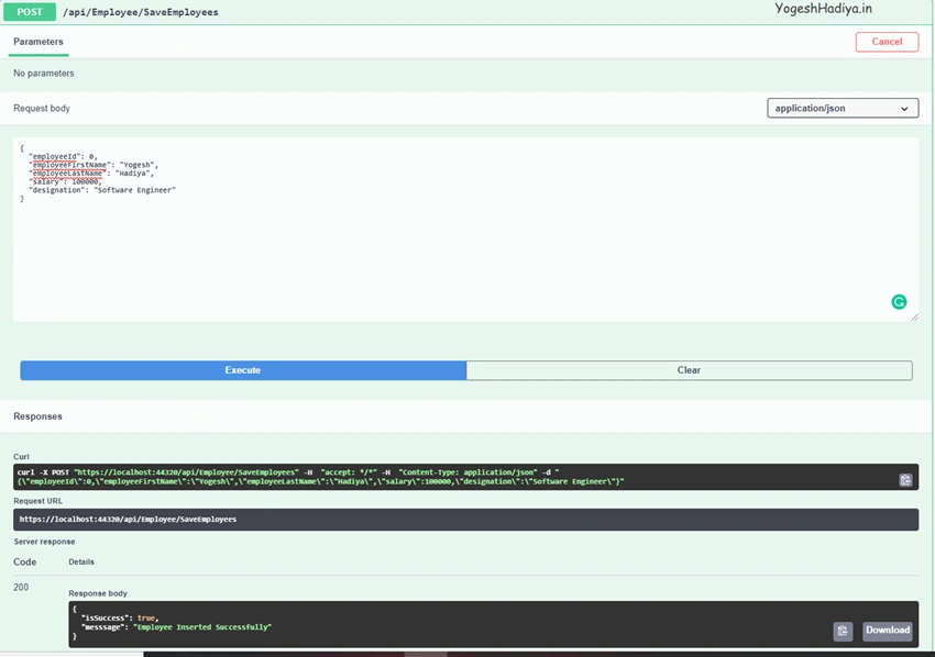 Create Asp.Net Core Web API with Entity Framework Code First Approach