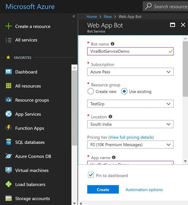 Azure Bot