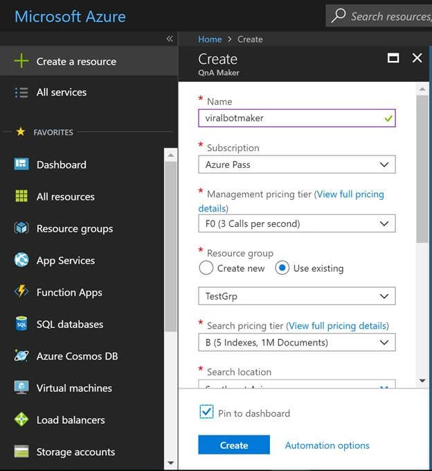 Azure Bot