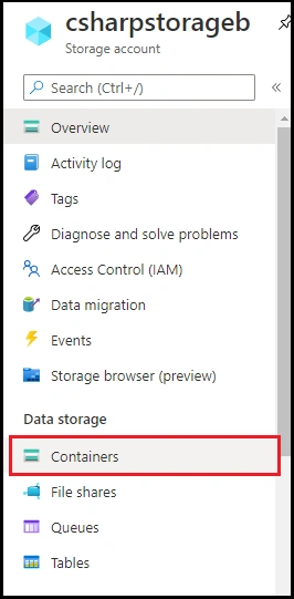 Blob Trigger in Azure Portal