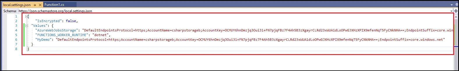 Blob Trigger in Visual Studio