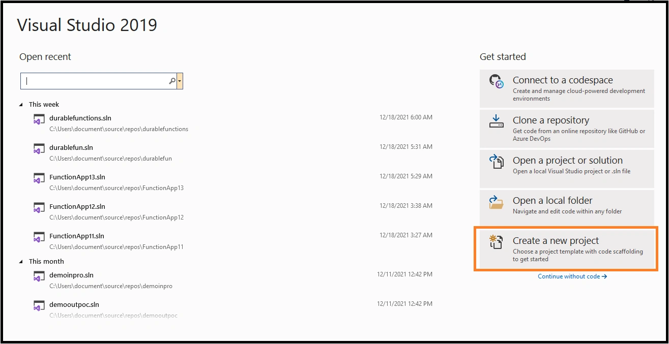 Cosmos Trigger in Visual Studio