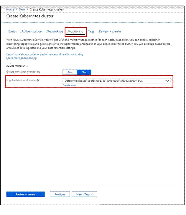 Create Azure Kubernetes Service (AKS) Cluster
