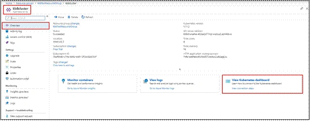 Create Azure Kubernetes Service (AKS) Cluster