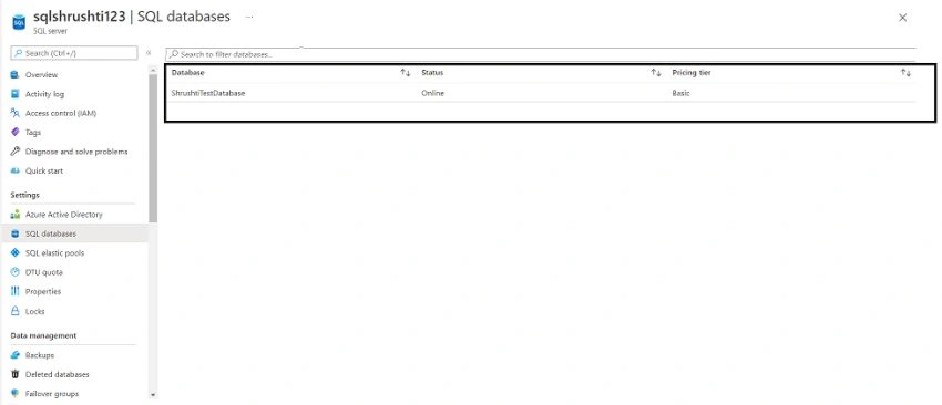 Create Azure SQL Server and DTU based SQL Database with TDE State Enabled using PowerShell script