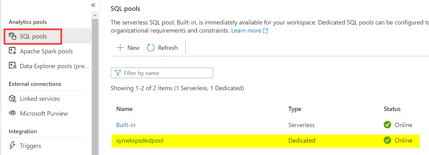 Create Azure Synapse Analytics Link For SQL