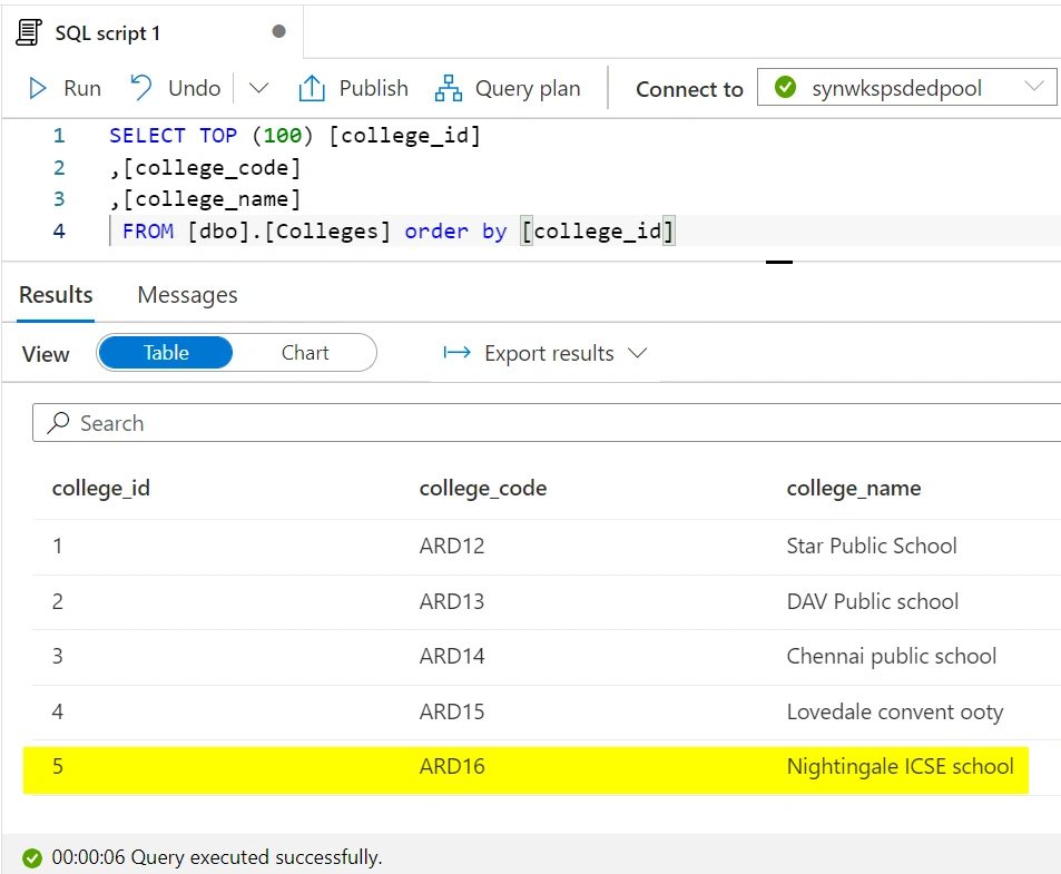 Create Azure Synapse Analytics Link For SQL