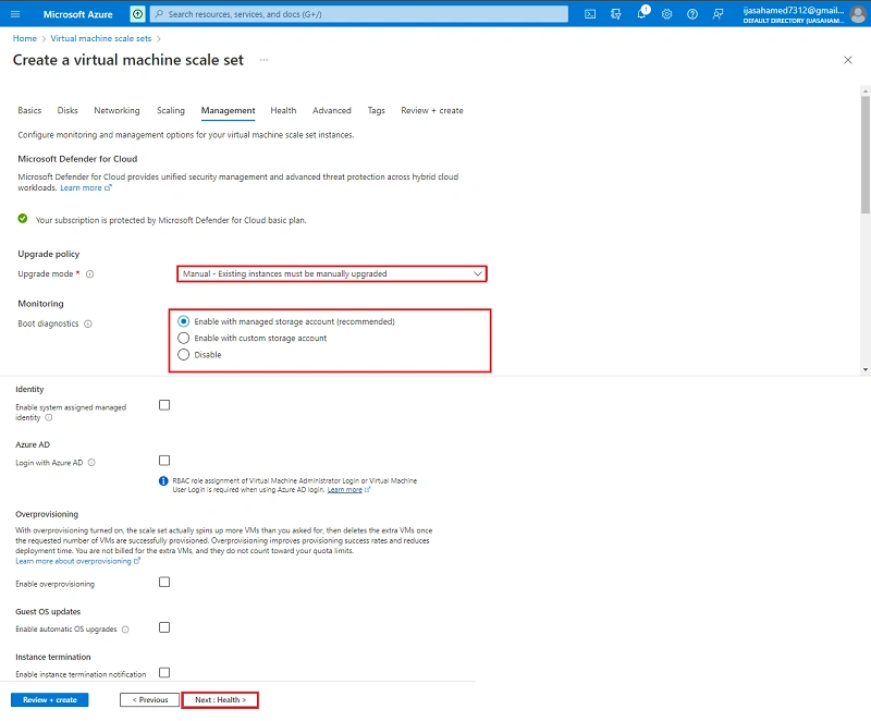 Create Azure virtual machine scale sets