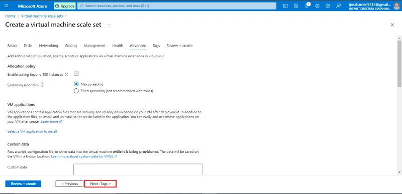 Create Azure virtual machine scale sets