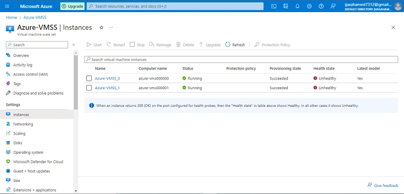 Create Azure virtual machine scale sets