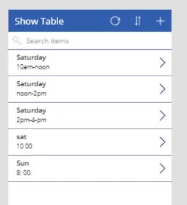 Create Blank PowerApps With Excel As Data Source