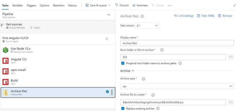 Create a zip