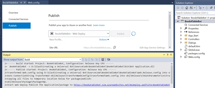 Create Chatbot Using Microsoft's Bot Framework And Dialogflow API - (Bot using Microsoft's Bot Framework)
