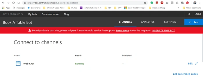 Create Chatbot Using Microsoft's Bot Framework And Dialogflow API - (Bot using Microsoft's Bot Framework)