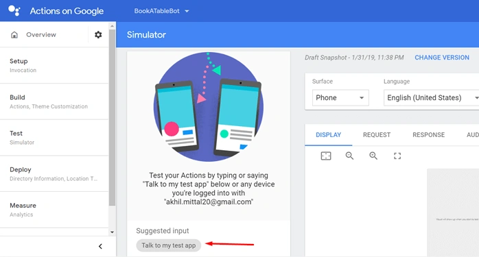 Create Chatbot Using Microsoft's Bot Framework And Dialogflow API - (Bot using Microsoft's Bot Framework)